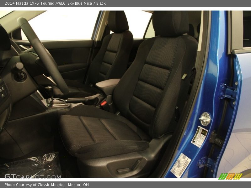 Sky Blue Mica / Black 2014 Mazda CX-5 Touring AWD