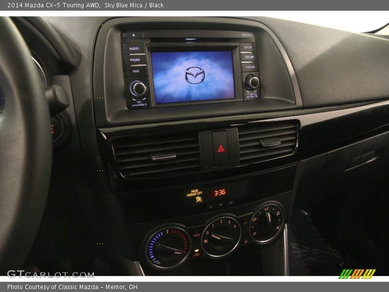 Sky Blue Mica / Black 2014 Mazda CX-5 Touring AWD