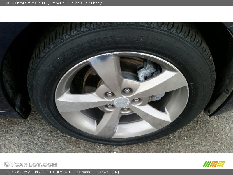 Imperial Blue Metallic / Ebony 2012 Chevrolet Malibu LT