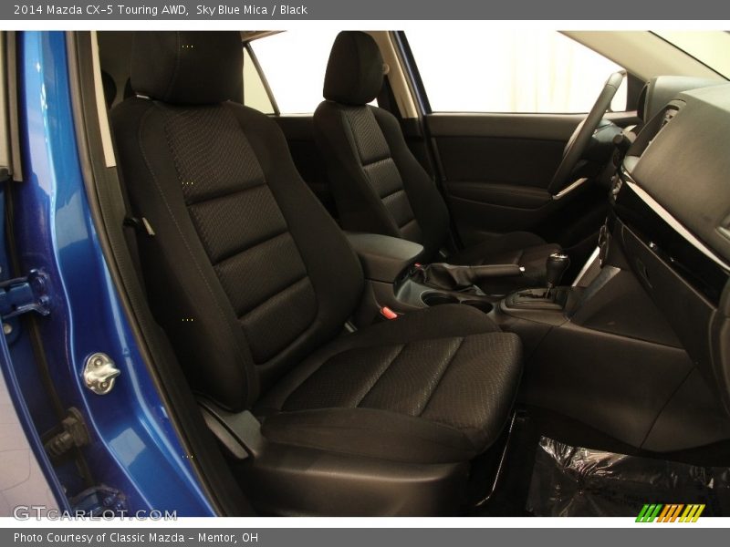 Sky Blue Mica / Black 2014 Mazda CX-5 Touring AWD