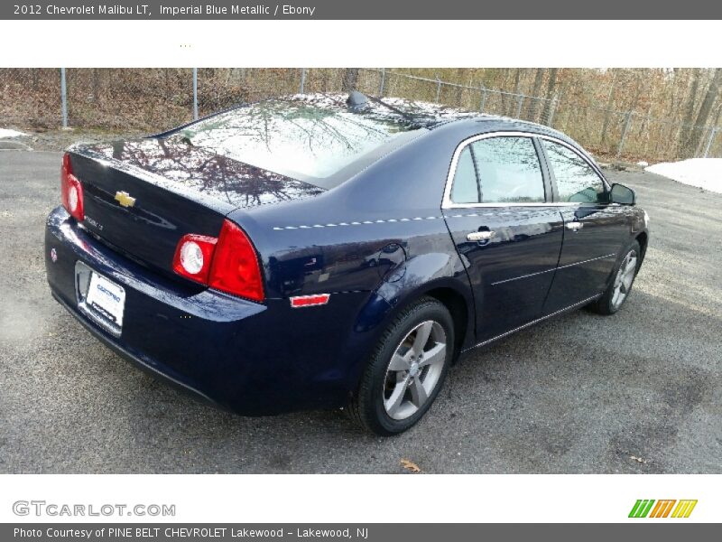Imperial Blue Metallic / Ebony 2012 Chevrolet Malibu LT