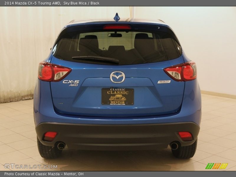 Sky Blue Mica / Black 2014 Mazda CX-5 Touring AWD