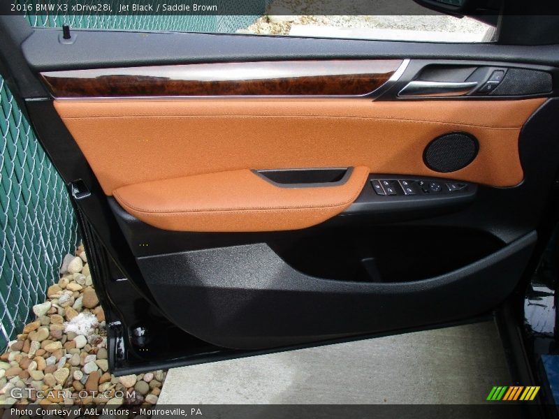 Jet Black / Saddle Brown 2016 BMW X3 xDrive28i