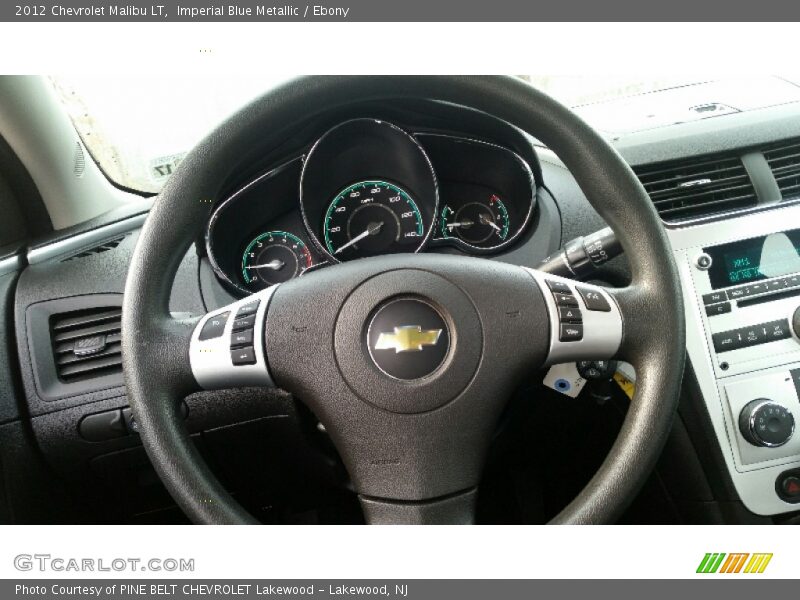 Imperial Blue Metallic / Ebony 2012 Chevrolet Malibu LT