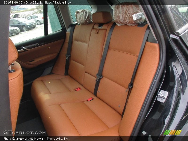 Jet Black / Saddle Brown 2016 BMW X3 xDrive28i