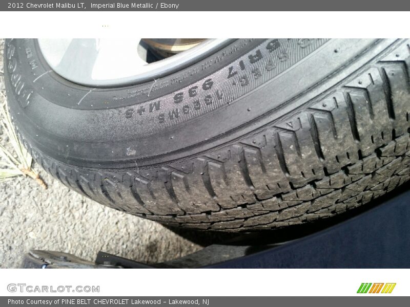 Imperial Blue Metallic / Ebony 2012 Chevrolet Malibu LT