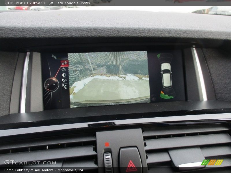 Jet Black / Saddle Brown 2016 BMW X3 xDrive28i