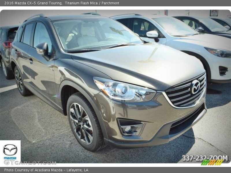 Titanium Flash Mica / Parchment 2016 Mazda CX-5 Grand Touring