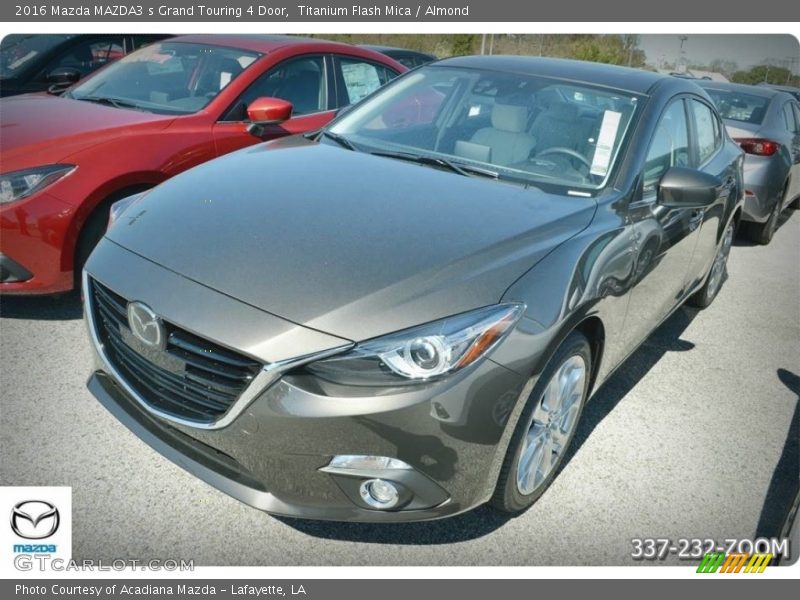 Titanium Flash Mica / Almond 2016 Mazda MAZDA3 s Grand Touring 4 Door