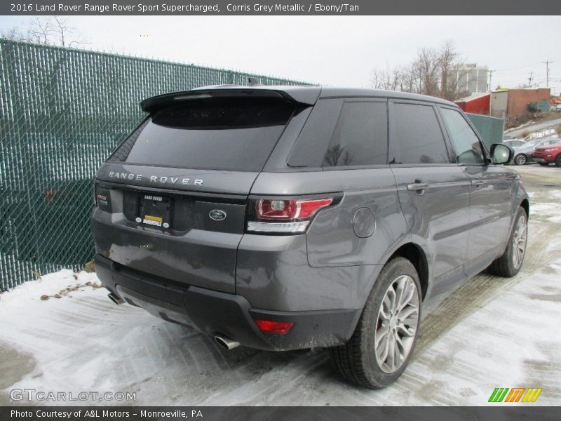 Corris Grey Metallic / Ebony/Tan 2016 Land Rover Range Rover Sport Supercharged