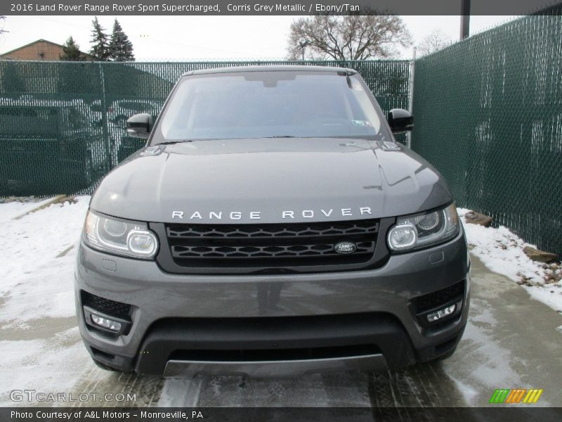 Corris Grey Metallic / Ebony/Tan 2016 Land Rover Range Rover Sport Supercharged