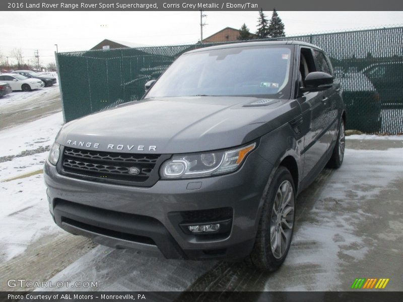 Corris Grey Metallic / Ebony/Tan 2016 Land Rover Range Rover Sport Supercharged