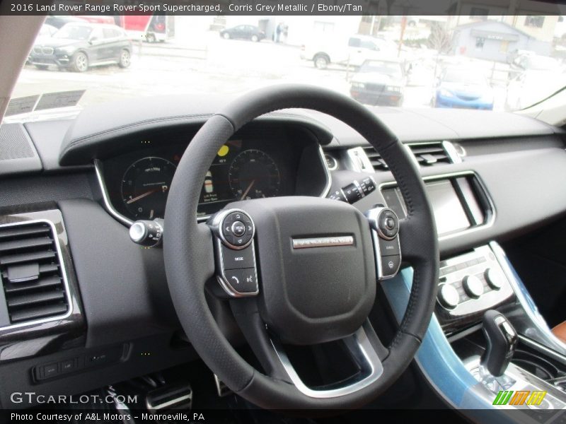 Corris Grey Metallic / Ebony/Tan 2016 Land Rover Range Rover Sport Supercharged