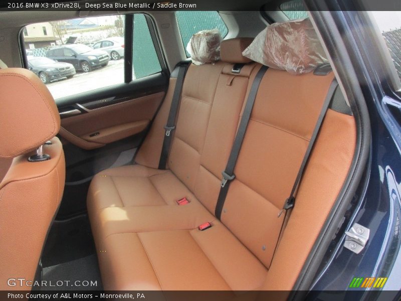 Deep Sea Blue Metallic / Saddle Brown 2016 BMW X3 xDrive28i