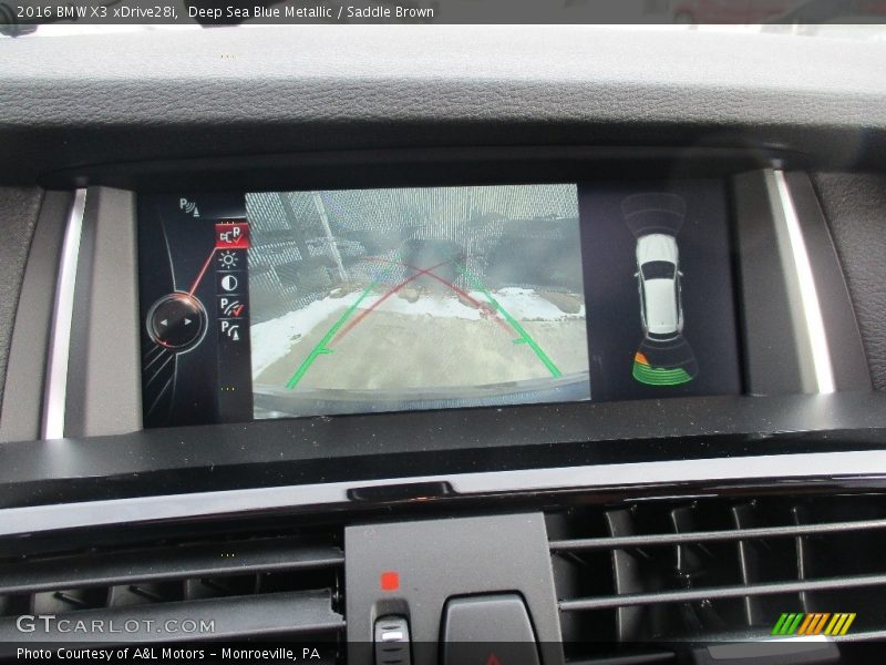 Deep Sea Blue Metallic / Saddle Brown 2016 BMW X3 xDrive28i