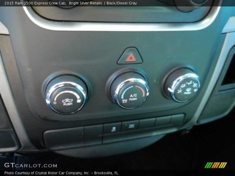 Bright Silver Metallic / Black/Diesel Gray 2015 Ram 1500 Express Crew Cab