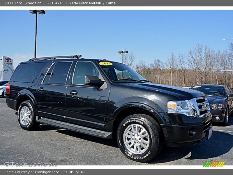 Tuxedo Black Metallic / Camel 2011 Ford Expedition EL XLT 4x4