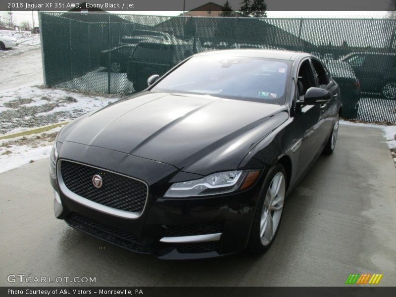 Ebony Black / Jet 2016 Jaguar XF 35t AWD