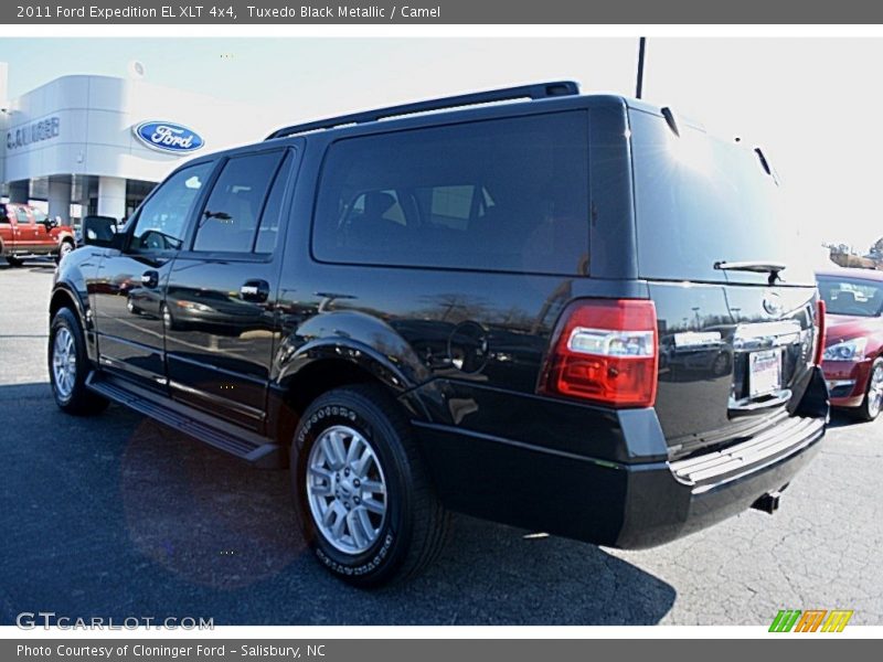 Tuxedo Black Metallic / Camel 2011 Ford Expedition EL XLT 4x4