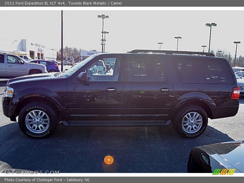Tuxedo Black Metallic / Camel 2011 Ford Expedition EL XLT 4x4