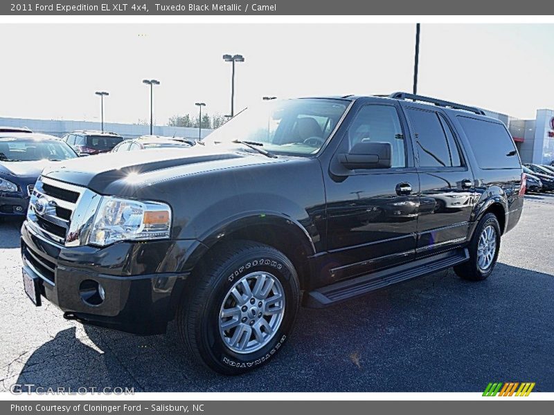 Tuxedo Black Metallic / Camel 2011 Ford Expedition EL XLT 4x4