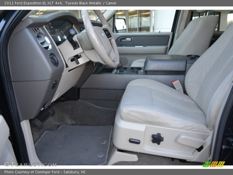 Tuxedo Black Metallic / Camel 2011 Ford Expedition EL XLT 4x4