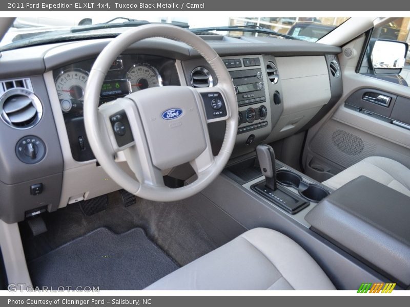 Tuxedo Black Metallic / Camel 2011 Ford Expedition EL XLT 4x4