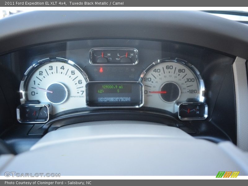 Tuxedo Black Metallic / Camel 2011 Ford Expedition EL XLT 4x4