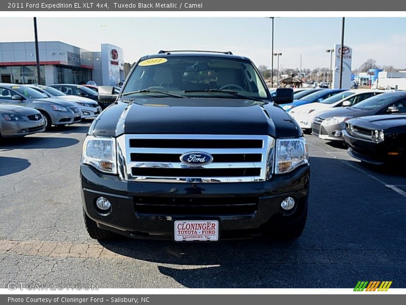 Tuxedo Black Metallic / Camel 2011 Ford Expedition EL XLT 4x4