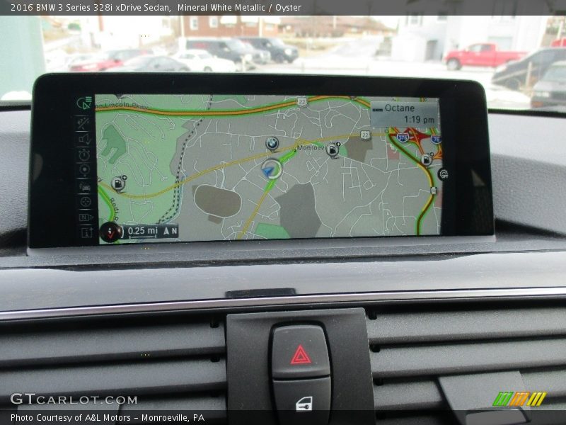 Mineral White Metallic / Oyster 2016 BMW 3 Series 328i xDrive Sedan