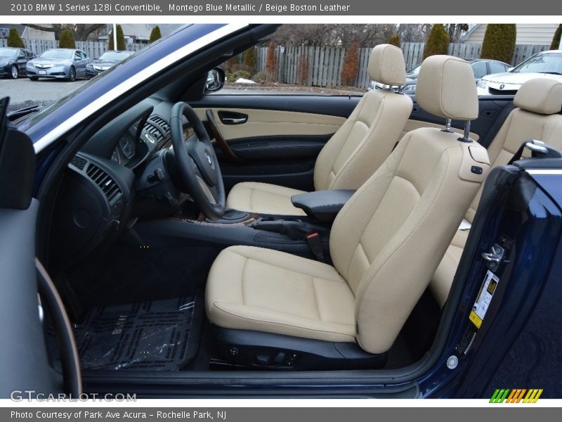  2010 1 Series 128i Convertible Beige Boston Leather Interior