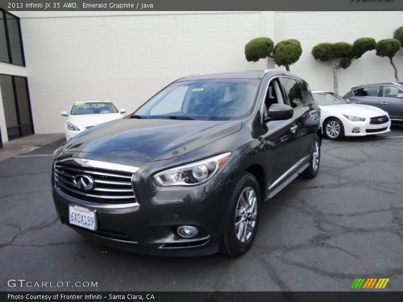 Emerald Graphite / Java 2013 Infiniti JX 35 AWD