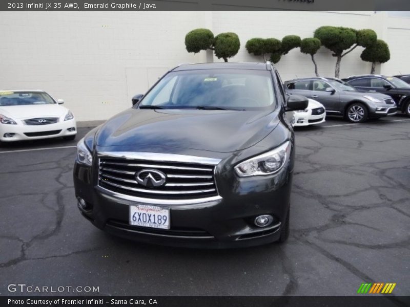 Emerald Graphite / Java 2013 Infiniti JX 35 AWD