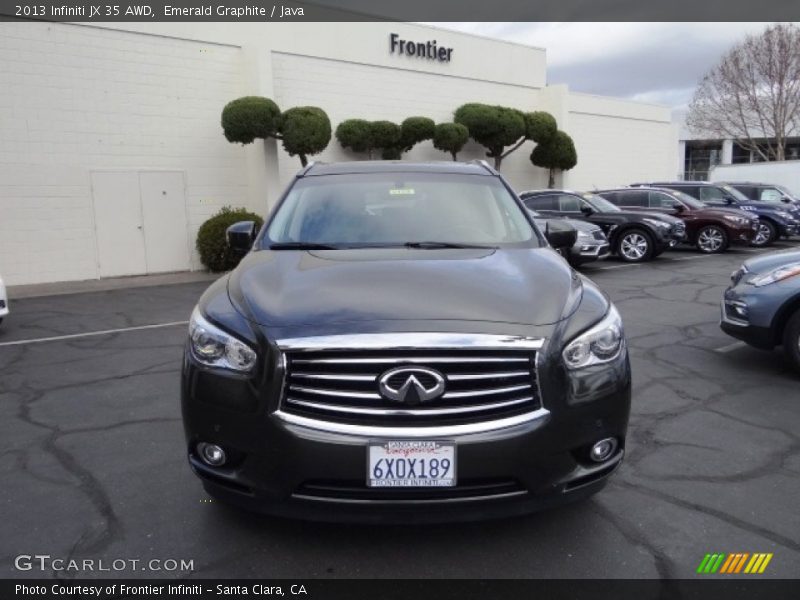 Emerald Graphite / Java 2013 Infiniti JX 35 AWD