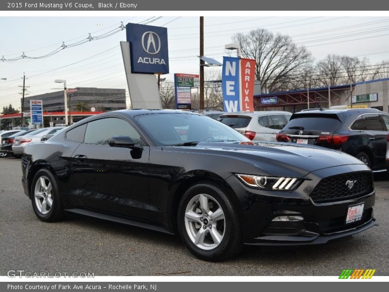 Black / Ebony 2015 Ford Mustang V6 Coupe