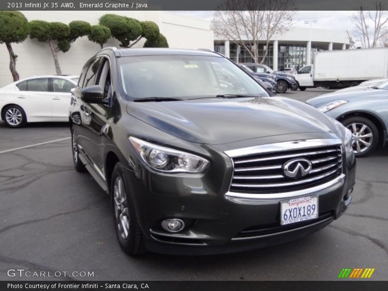 Emerald Graphite / Java 2013 Infiniti JX 35 AWD