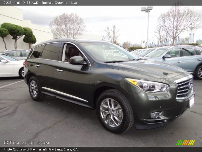 Emerald Graphite / Java 2013 Infiniti JX 35 AWD