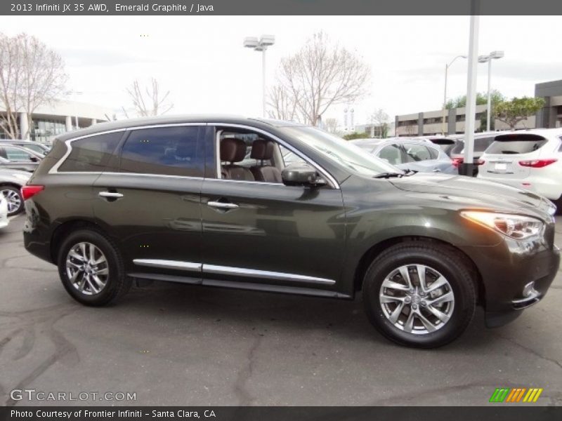 Emerald Graphite / Java 2013 Infiniti JX 35 AWD
