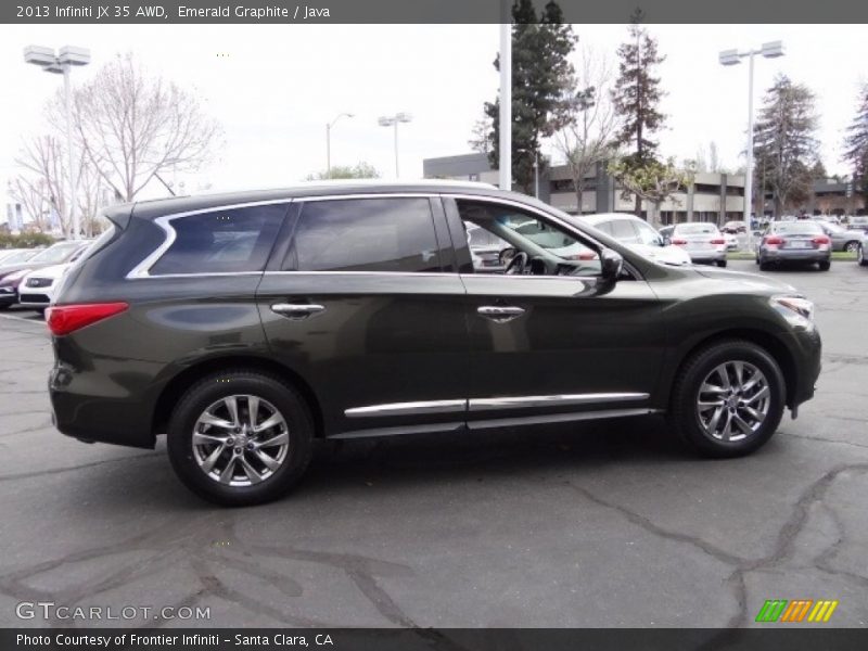 Emerald Graphite / Java 2013 Infiniti JX 35 AWD