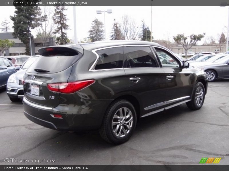 Emerald Graphite / Java 2013 Infiniti JX 35 AWD