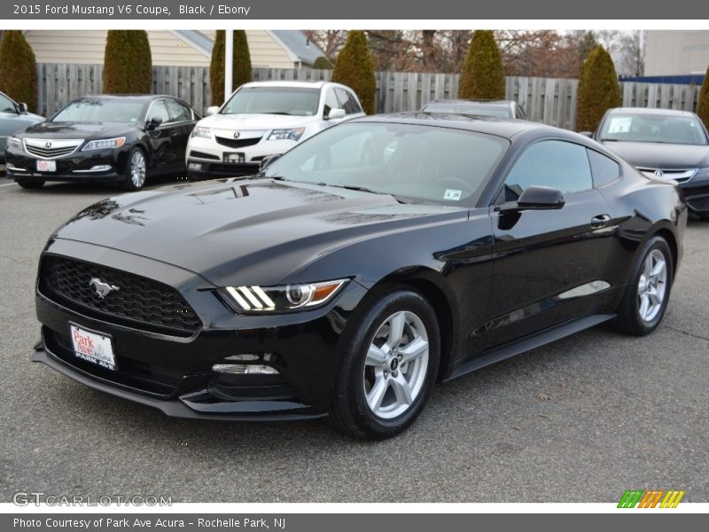 Black / Ebony 2015 Ford Mustang V6 Coupe