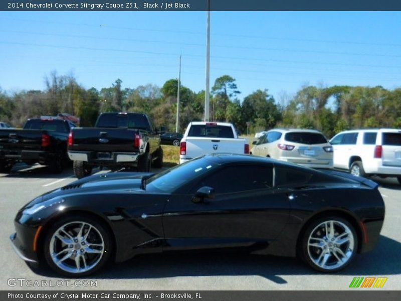 Black / Jet Black 2014 Chevrolet Corvette Stingray Coupe Z51