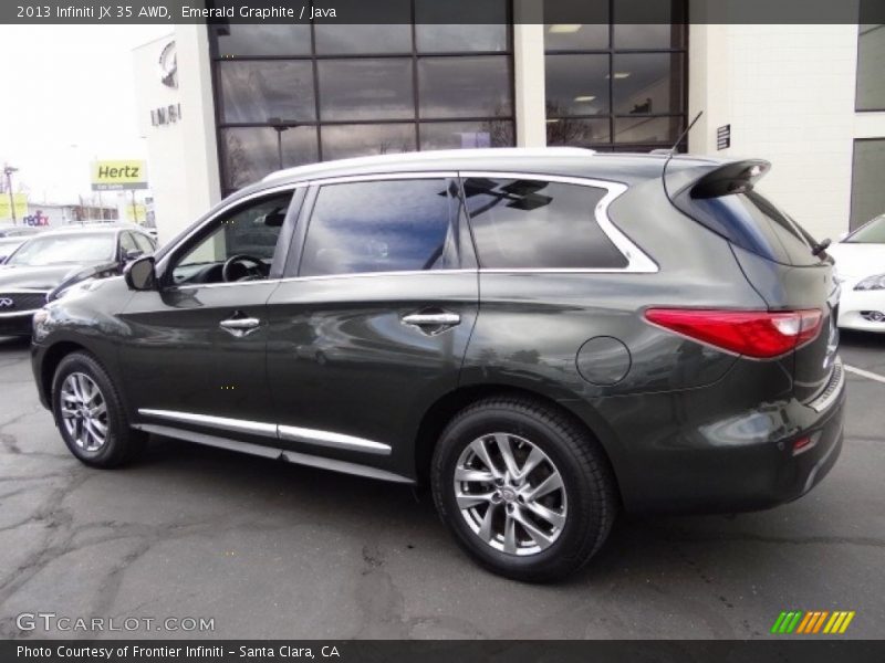 Emerald Graphite / Java 2013 Infiniti JX 35 AWD