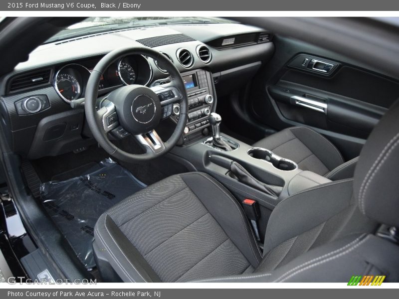 Black / Ebony 2015 Ford Mustang V6 Coupe