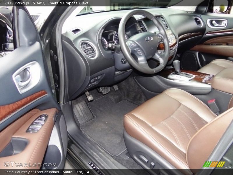 Emerald Graphite / Java 2013 Infiniti JX 35 AWD