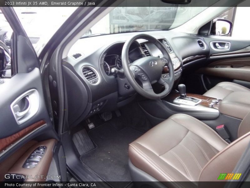 Emerald Graphite / Java 2013 Infiniti JX 35 AWD