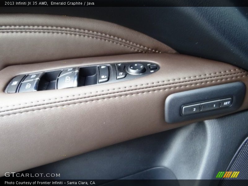 Emerald Graphite / Java 2013 Infiniti JX 35 AWD