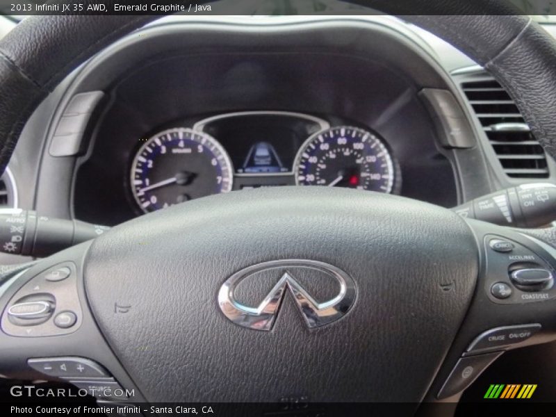 Emerald Graphite / Java 2013 Infiniti JX 35 AWD