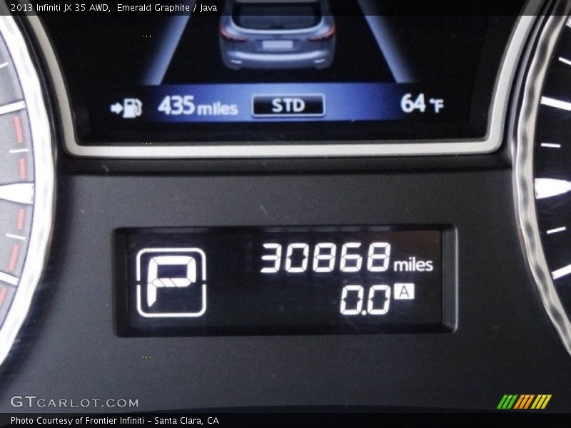 Emerald Graphite / Java 2013 Infiniti JX 35 AWD