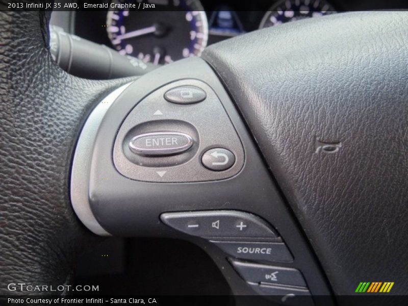 Emerald Graphite / Java 2013 Infiniti JX 35 AWD